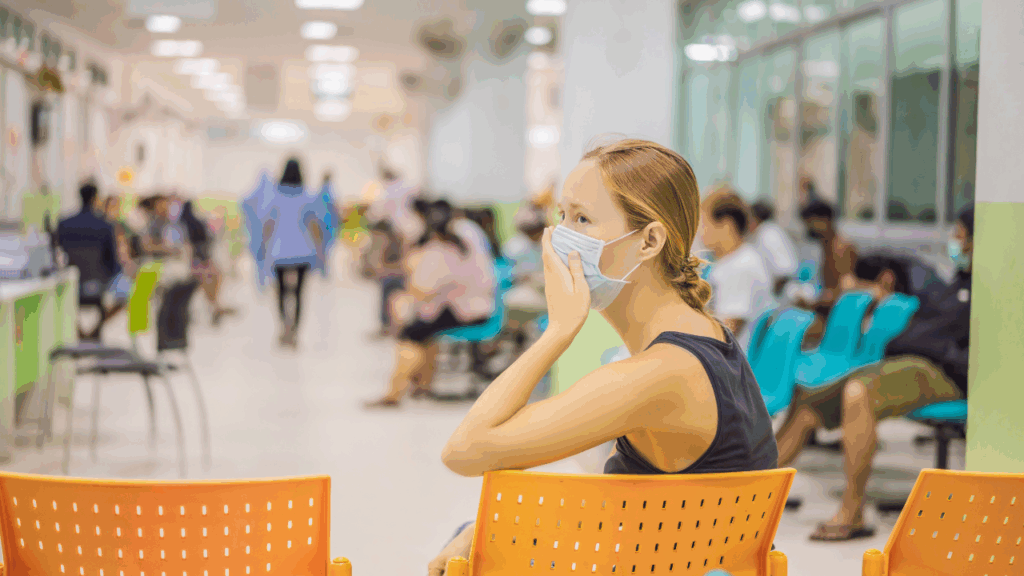 病院の待ち時間